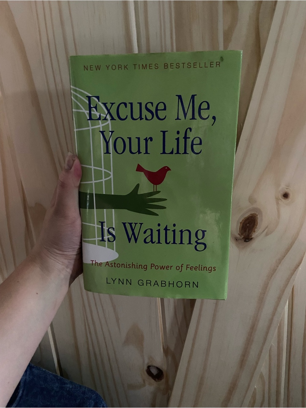 Excuse Me, Your Life Is Waiting by Lynn Grabhorn - Green Cover